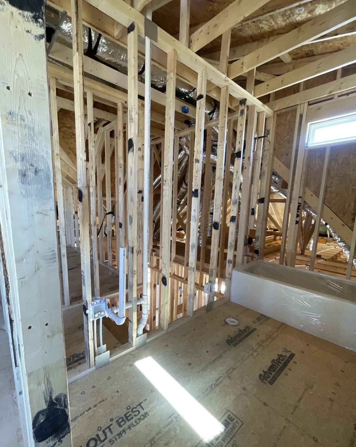 Residential plumbing service detail near Cambridge Bend Estates